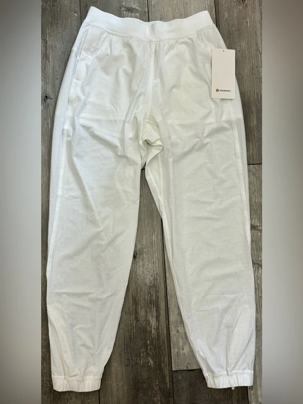 Lululemon Women’s Adapted State Perforated HR Jogger - Size 6 - White